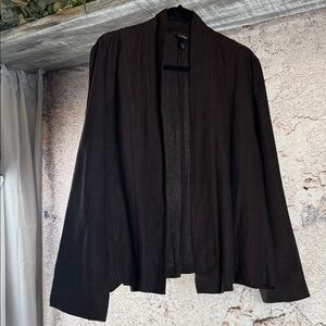 Eileen Fisher Dark Brown Cardigan size XL. A79